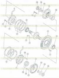 Bevel gear and shaft