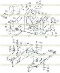 Floor plate and fender (with standard cab) (with single shank ripper) 3 Floor plate and fender (with standard cab) (with single shank ripper) 3