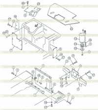 Floor plate and fender (with standard cab) (with three shank ripper) 2 Floor plate and fender (with standard cab) (with three shank ripper) 2