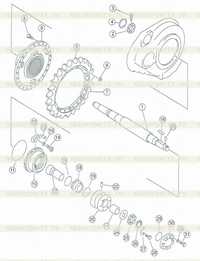 Sprocket shaft Sprocket shaft
