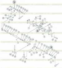Steering and brake linkage 1 Steering and brake linkage 1