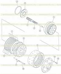 Steering clutch Steering clutch