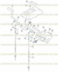 Steering control lever Steering control lever