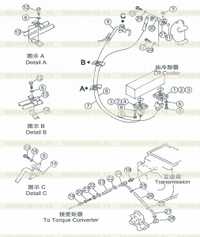 Torque converter piping 1 Torque converter piping 1