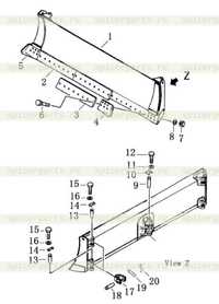 Угловой поворотный отвал Угловой поворотный отвал