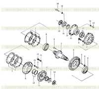 Коническая передача и вал Коническая передача и вал