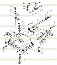 Крышка и рычаг управления клапанами Крышка и рычаг управления клапанами