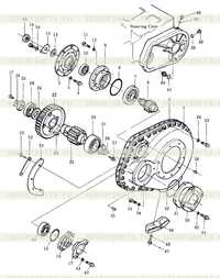 Корпус бортового редуктора Корпус бортового редуктора