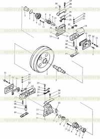 Передний натяжной шкив Передний натяжной шкив