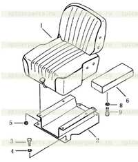 Сиденье оператора Сиденье оператора