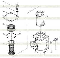 Сетчатый фильтр в сборе Сетчатый фильтр в сборе