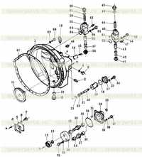 Крепление преобразователя крутящего момента и регулятор клапанов Крепление преобразователя крутящего момента и регулятор клапанов