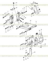 Тройной рыхлитель в сборе Тройной рыхлитель в сборе