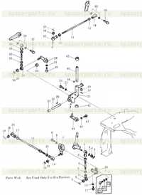 Рабочее оборудование наклона и соединение управления рыхлителем Рабочее оборудование наклона и соединение управления рыхлителем
