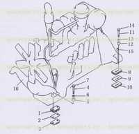 Крепление двигателя Крепление двигателя