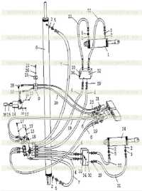 ROTARY AND TILT PIPING ASS'Y ROTARY AND TILT PIPING ASS'Y