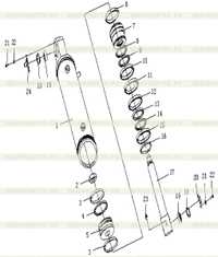 STEERING OIL CYLINDER ASS'Y (L.H.) STEERING OIL CYLINDER ASS'Y (L.H.)