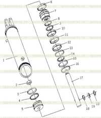 TURNING OIL CYLINDER (L.H.) TURNING OIL CYLINDER (L.H.)
