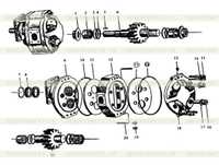 Шестерня насоса рулевого управления Шестерня насоса рулевого управления