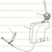 GEAR SHIFT CONTROL ASS'Y GEAR SHIFT CONTROL ASS'Y