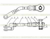 0Т66012 Кривой рычаг в сборе 0Т66012 Кривой рычаг в сборе