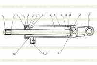 0Т31093 левый и 0Т31108 правый гидроцилиндр 0Т31093 левый и 0Т31108 правый гидроцилиндр