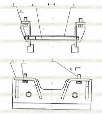 0Т53001 Направляющая плита гусеницы в сборе 0Т53001 Направляющая плита гусеницы в сборе