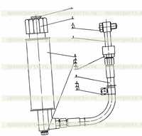0Т08154 Смазочная система шкворня 0Т08154 Смазочная система шкворня