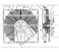 0Т42200 Защитный колпак вентилятора 0Т42200 Защитный колпак вентилятора