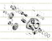 0L35000 0L36000 Левая и правая группы бортового редуктора ( I ) 0L35000 0L36000 Левая и правая группы бортового редуктора ( I )