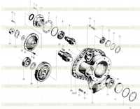 1H06000 1H07000 Левая и правая группа бортового редуктора ( I ) 1H06000 1H07000 Левая и правая группа бортового редуктора ( I )