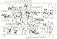 1S02009 Группа корпуса маховика 1S02009 Группа корпуса маховика