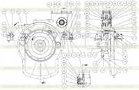 2V15004 Группа корпуса маховика 2V15004 Группа корпуса маховика
