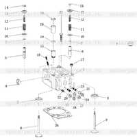 Крышка головки цилиндра в сборе 2 Крышка головки цилиндра в сборе 2