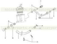 Труба смазочного масла в сборе 3 Труба смазочного масла в сборе 3