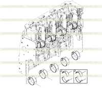 Main bearing set A116-4110002247 Main bearing set A116-4110002247