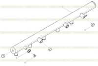 Cooling water pipe subassembly Cooling water pipe subassembly