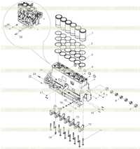 Cylinder block subassembly Cylinder block subassembly