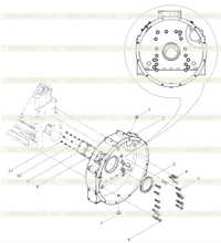 Flywheel housing assembly Flywheel housing assembly