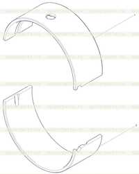 Thrust mainbearing bush assembly Thrust mainbearing bush assembly