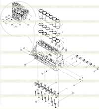 Cylinder block subassembly Cylinder block subassembly