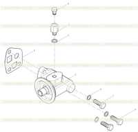 Oil filter seat subassembly Oil filter seat subassembly