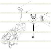 Crankcase ventilation device assembly