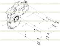 Front wall cover assembly (gear end) Front wall cover assembly (gear end)