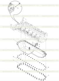 Oil pan assembly Oil pan assembly