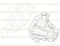 Water pump assembly Water pump assembly