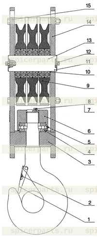 QY65K.34 Средний крюк стрелы QY65K.34 Средний крюк стрелы
