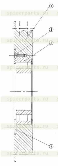 08602089 Направляющий ролик 08602089 Направляющий ролик