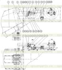 08613080 Трубки дополнительной лебедки 08613080 Трубки дополнительной лебедки