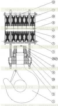 11415657 Главный крюк 11415657 Главный крюк